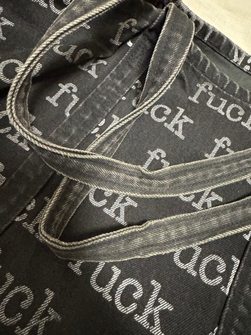 Supreme fuck denim トートバッグ