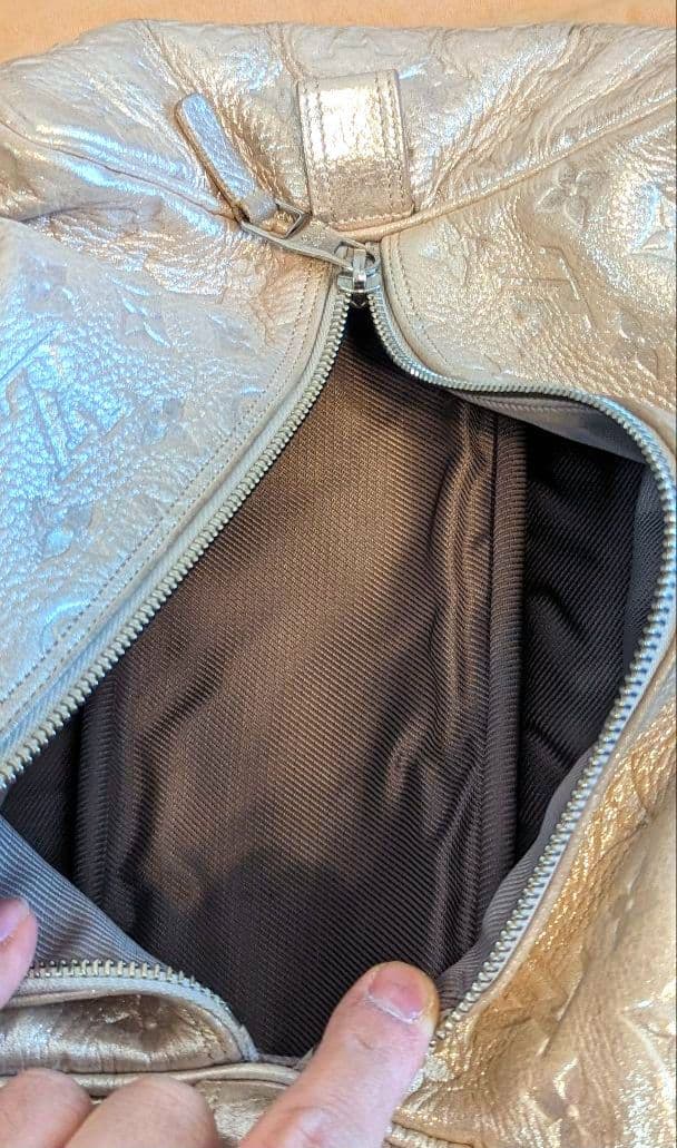 【美品】LOUIS VUITTON モノグラムシマー ミニボストンバッグ