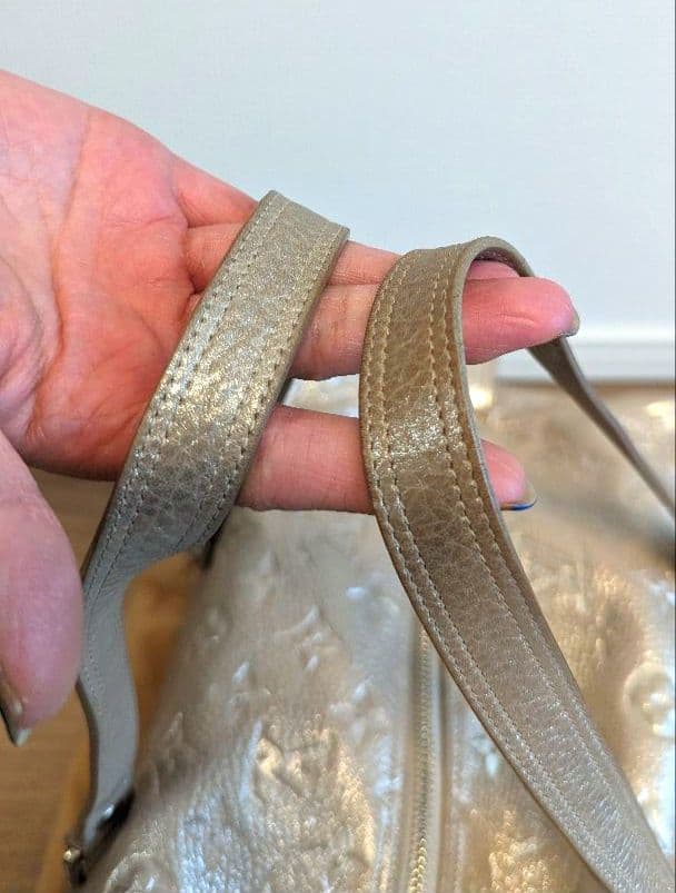 【美品】LOUIS VUITTON モノグラムシマー ミニボストンバッグ