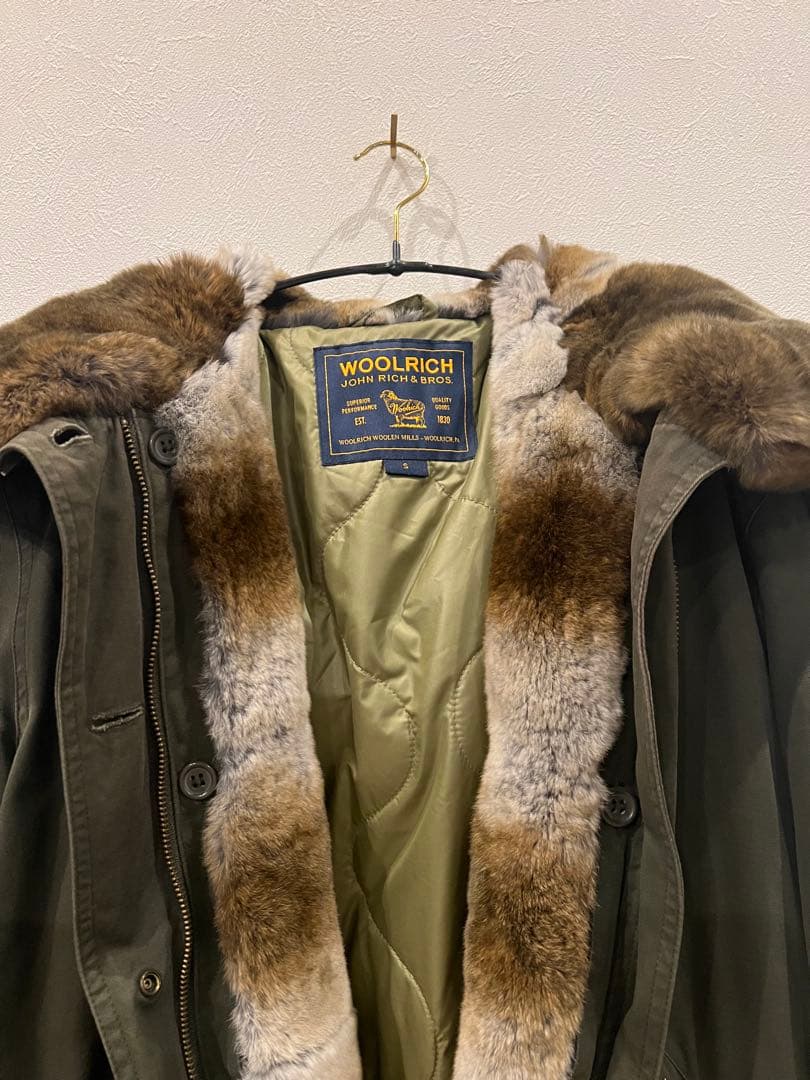 正月SALE【極美品レア】WOOLRICH モッズコート オリーブグリーン