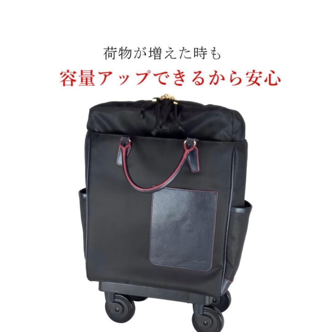 美品　SWANY(スワニー)リリーア キャリー　四輪ストッパー　レインカバー付き