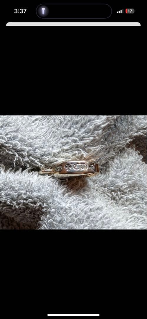 クロムハーツ インヤン チャーム（スモール）＆ ロールチェーン18インチ　セット