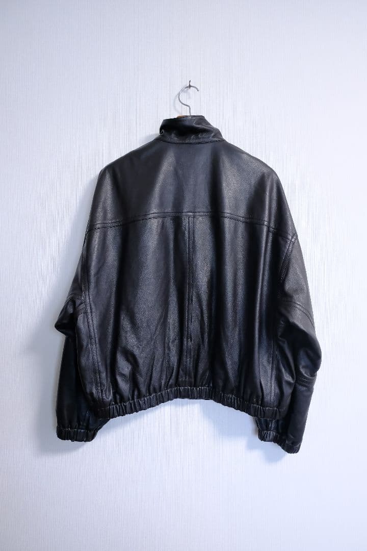 ジャケット・アウター LEMAIRE stand collr leather blouson