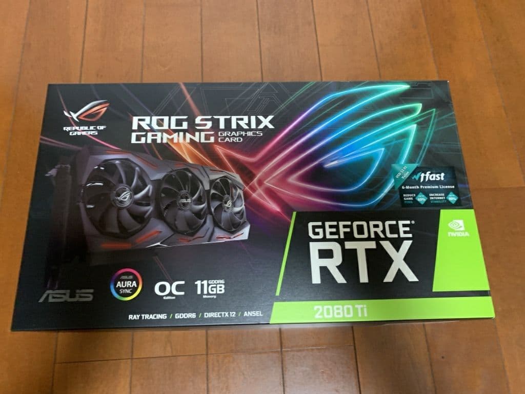 ASUS NVIDIA RTX2080Ti 搭載 トリプルファンモデル