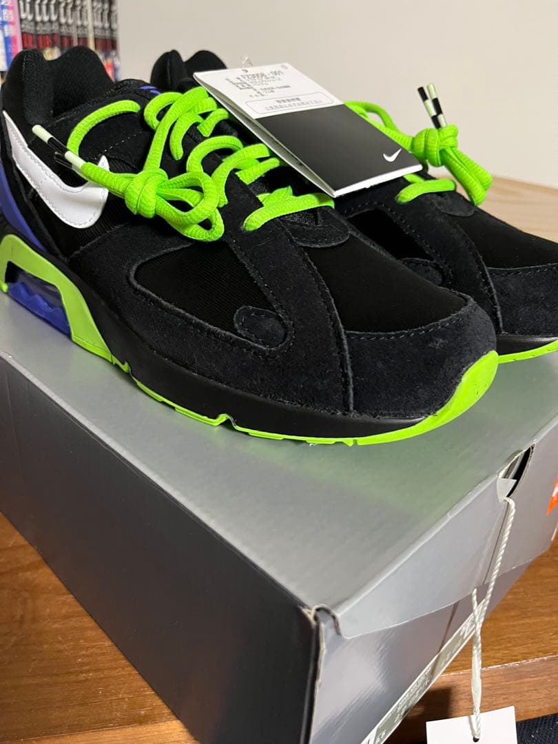 靴 26.5cm Air Max 180 Black White Green