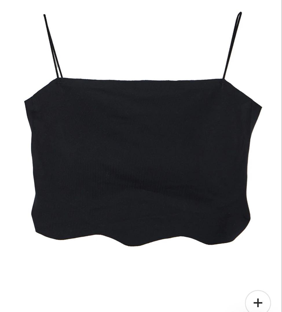 トップス WAVE HEM BUSTIER TOP AMERI