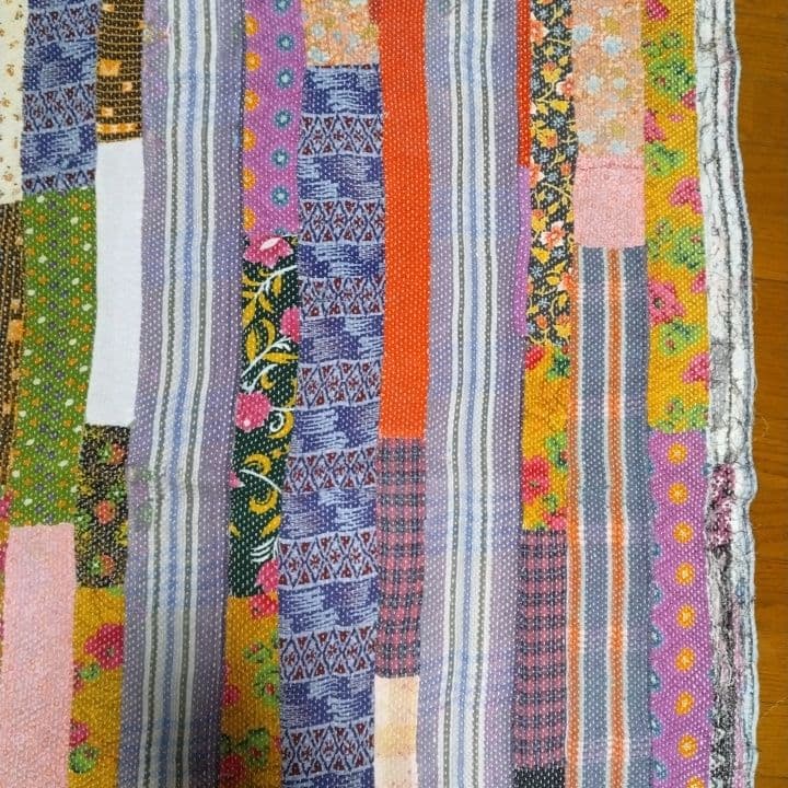 インド製ラリーキルト / カンタキルト / 厚手 マルチカバー146×186