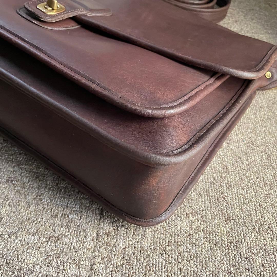 ★*★様 希少✨COACH コーチ ビンテージ 5180 ブルリーフケース 2w