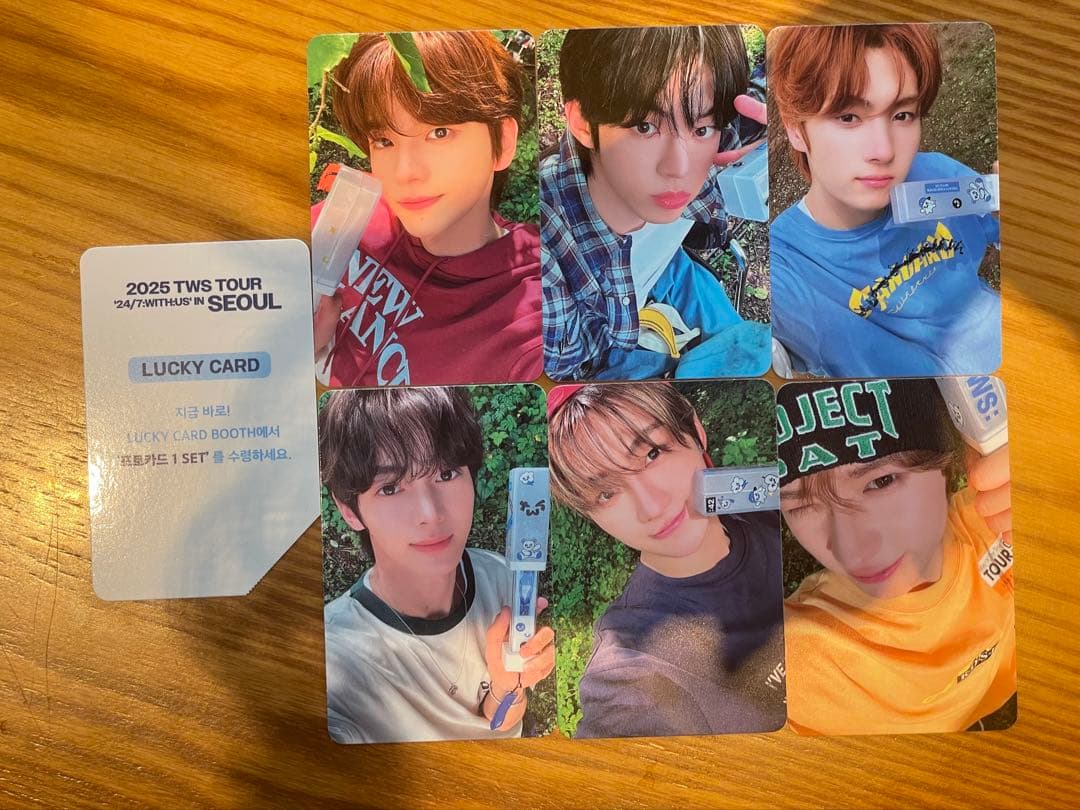 【TWS】2025 TWS TOUR SEOUL 42:ZONE 6枚セット
