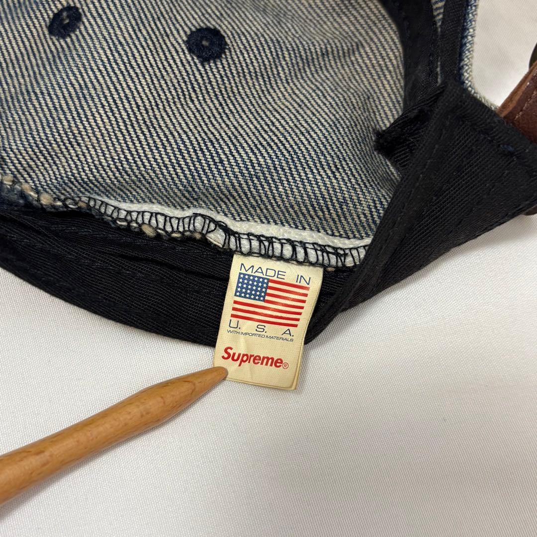 supreme デニム キャンプキャップ