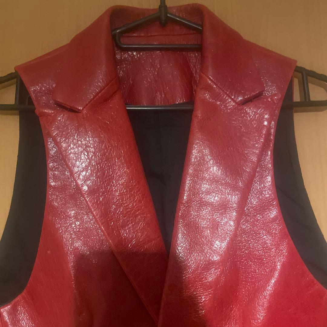 H*e様 Qnine(9) カウレザーベスト