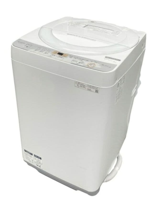 シャープ SHARP 縦型 全自動洗濯機 ES‐GET6C 6.0kg