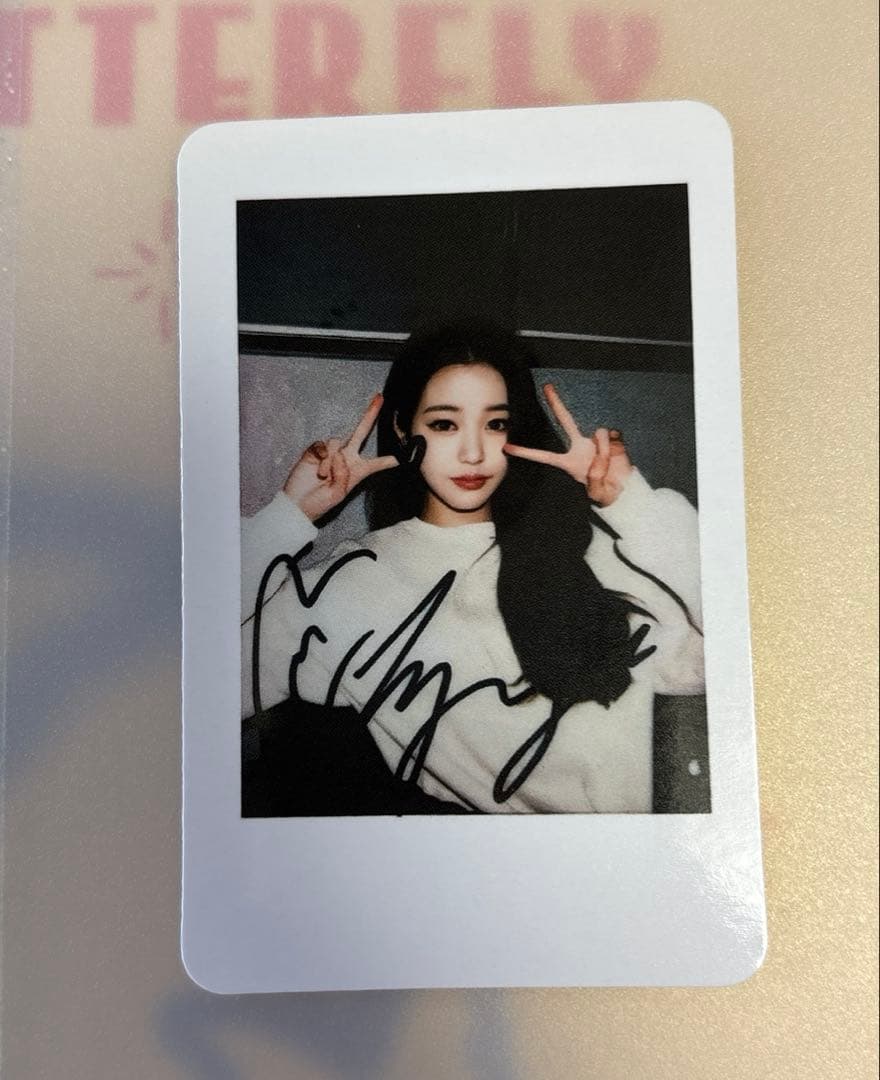 iveウォニョンeleven yizhiyu一直娯トレカポラロイドチェキ