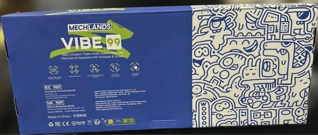 MechLands Vibe99 ワイヤレスゲーミングキーボード