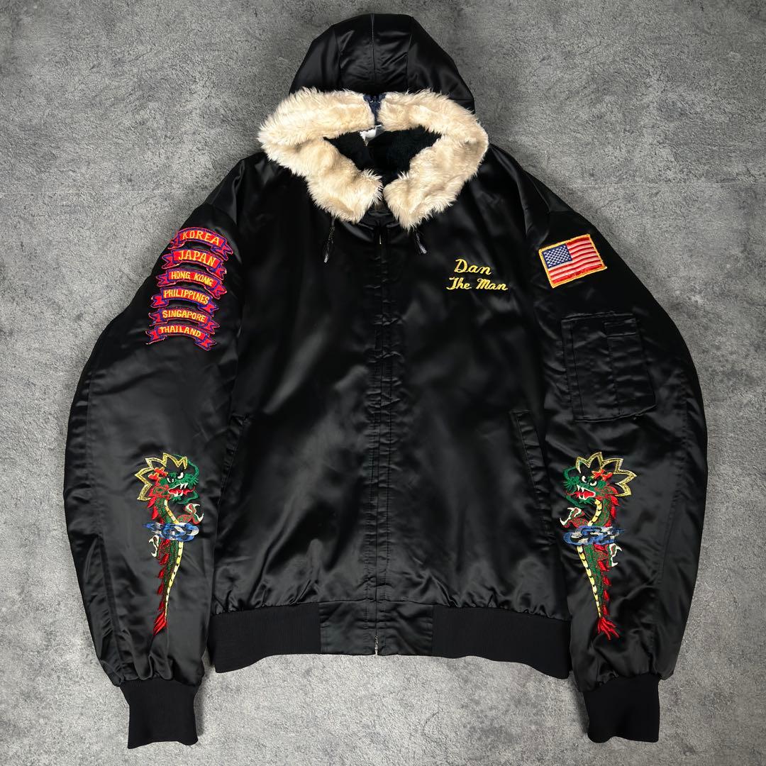 KOREA スカジャン スーベニア ジャケット コリアンジャンパー ビンテージ