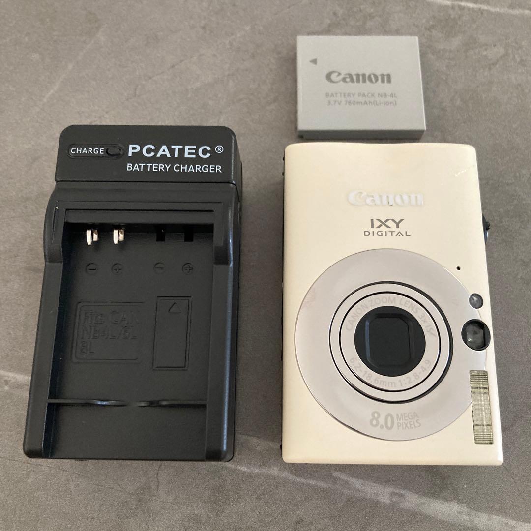 【Canon】IXY DIGITAL20IS コンパクトデジタルカメラ ホワイト