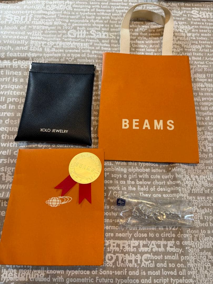 新品BEAMS☆XOLO / Round Link Braceletブレスレット