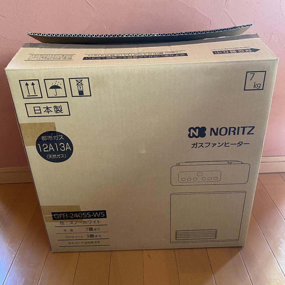 都市ガス NORITZ ノーリツ ガスファンヒーター GFH-2405S-W5