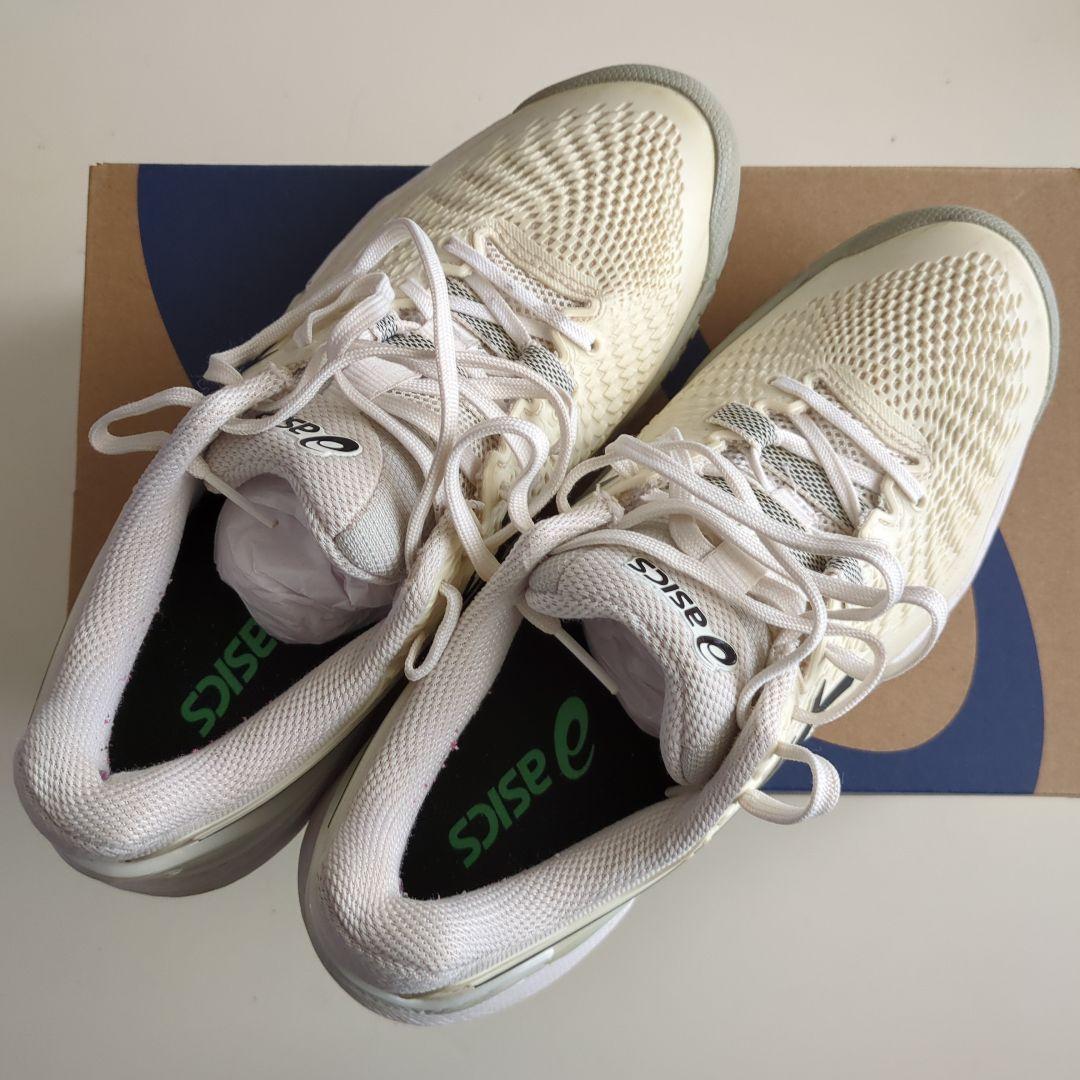 アシックス GEL-RESOLUTION 25cm オムニクレー 白