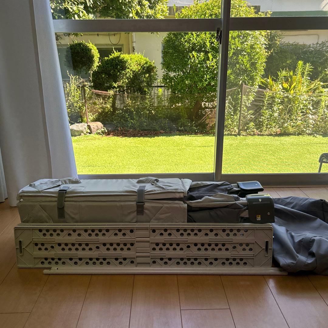 アップリカ　ココネルエアーab ベビーベッド　グレーベア