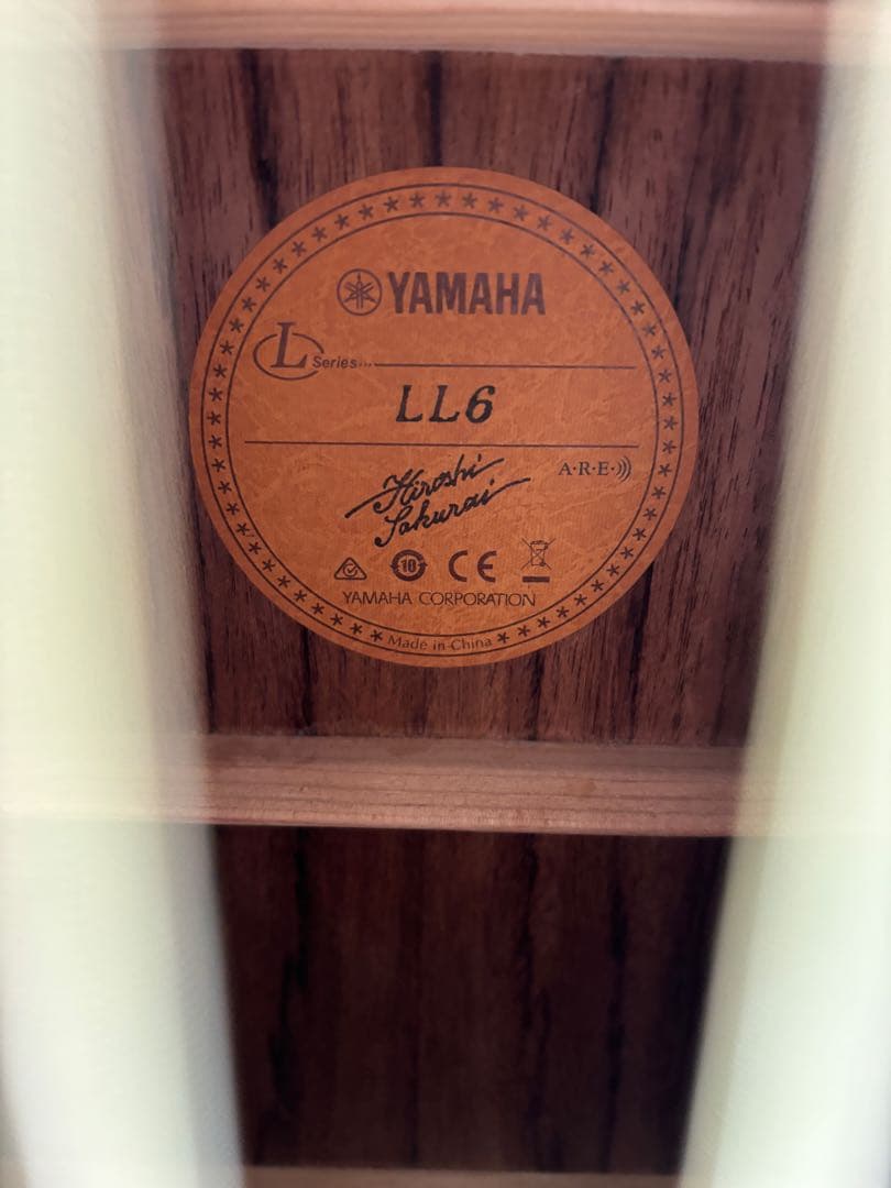 Yamaha アコースティックギター ll6