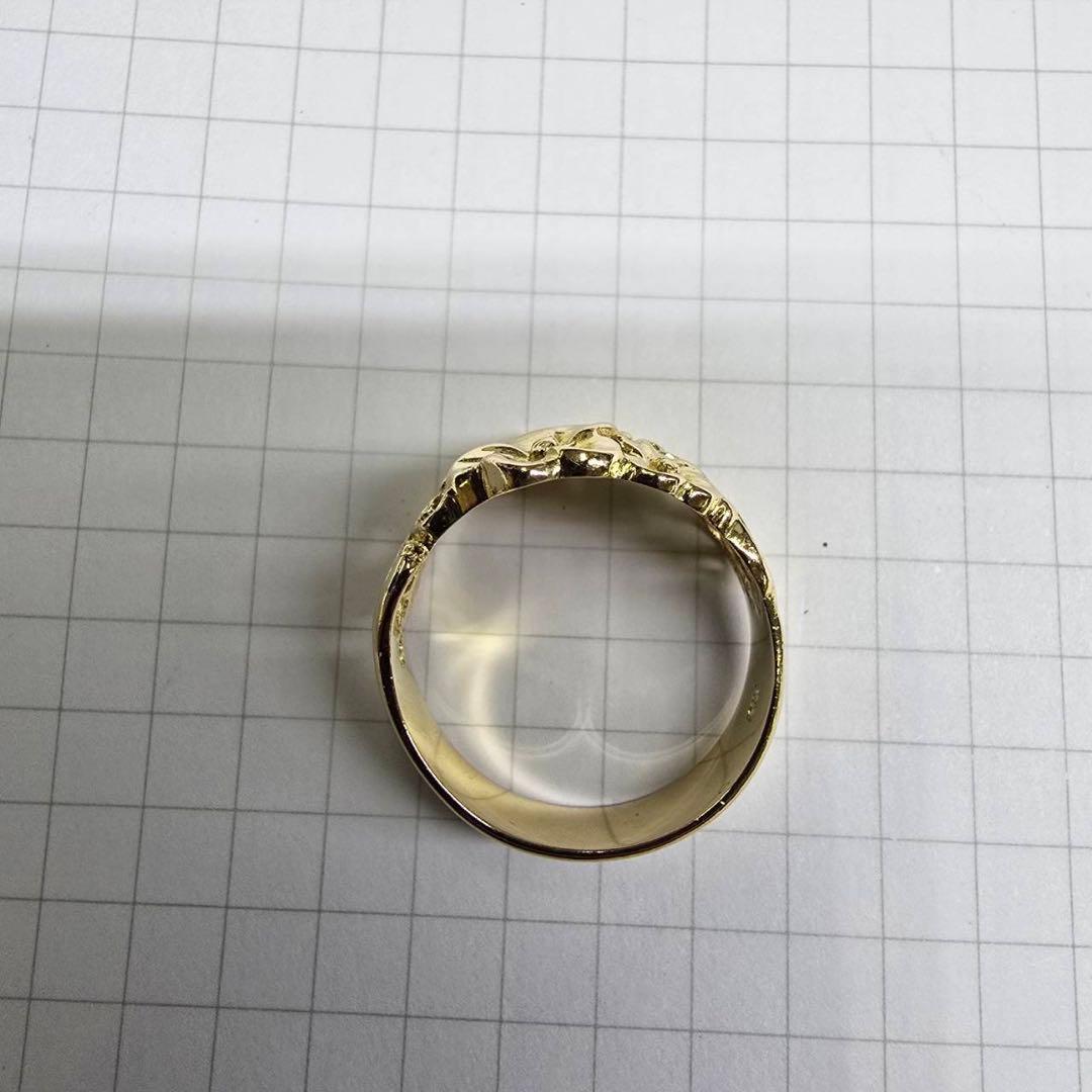 18金お花デザインリング6.42グラム16.5号