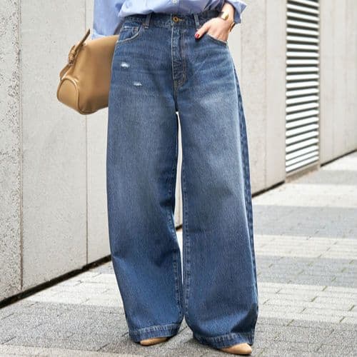 パンツ Spick and Span 5 1/2 BAGGY DENIM 28