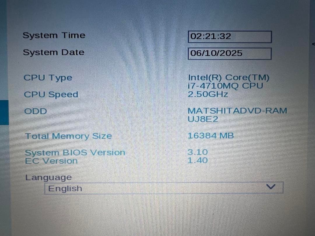 東芝 dynabook R734 i7 メモリ16GB