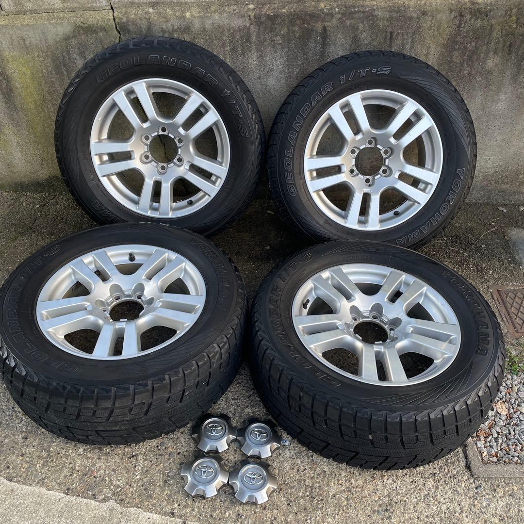 プラド 150 Gフロンティア純正ホイールタイヤセット　美品　最終値引き