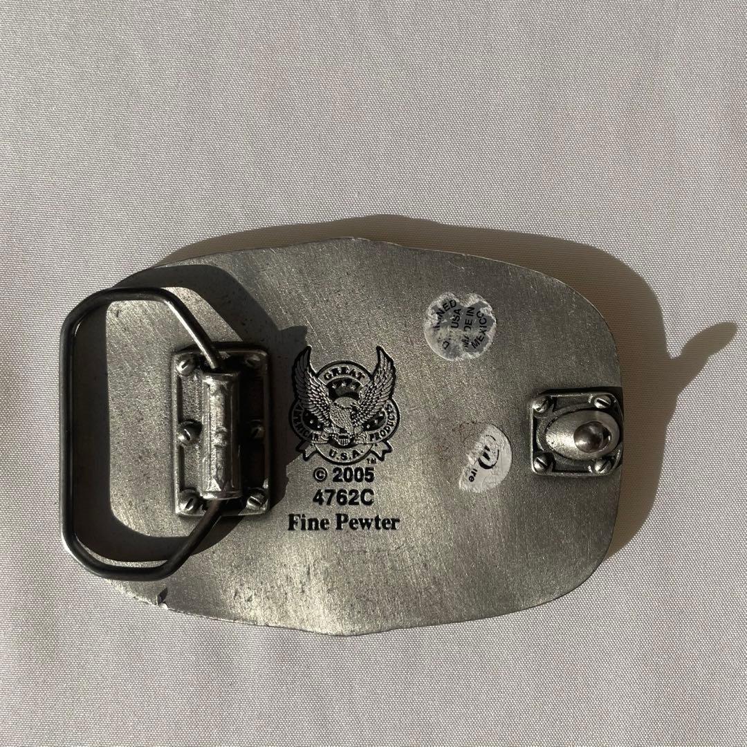 fine pewter ベルト シルバー ブラウン スタッズ打ち付きベルト　希少