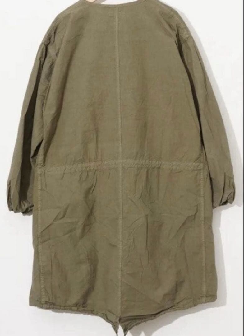 新品オーディナリーフィッツORDINARY FITS ノーカラーモッズコート