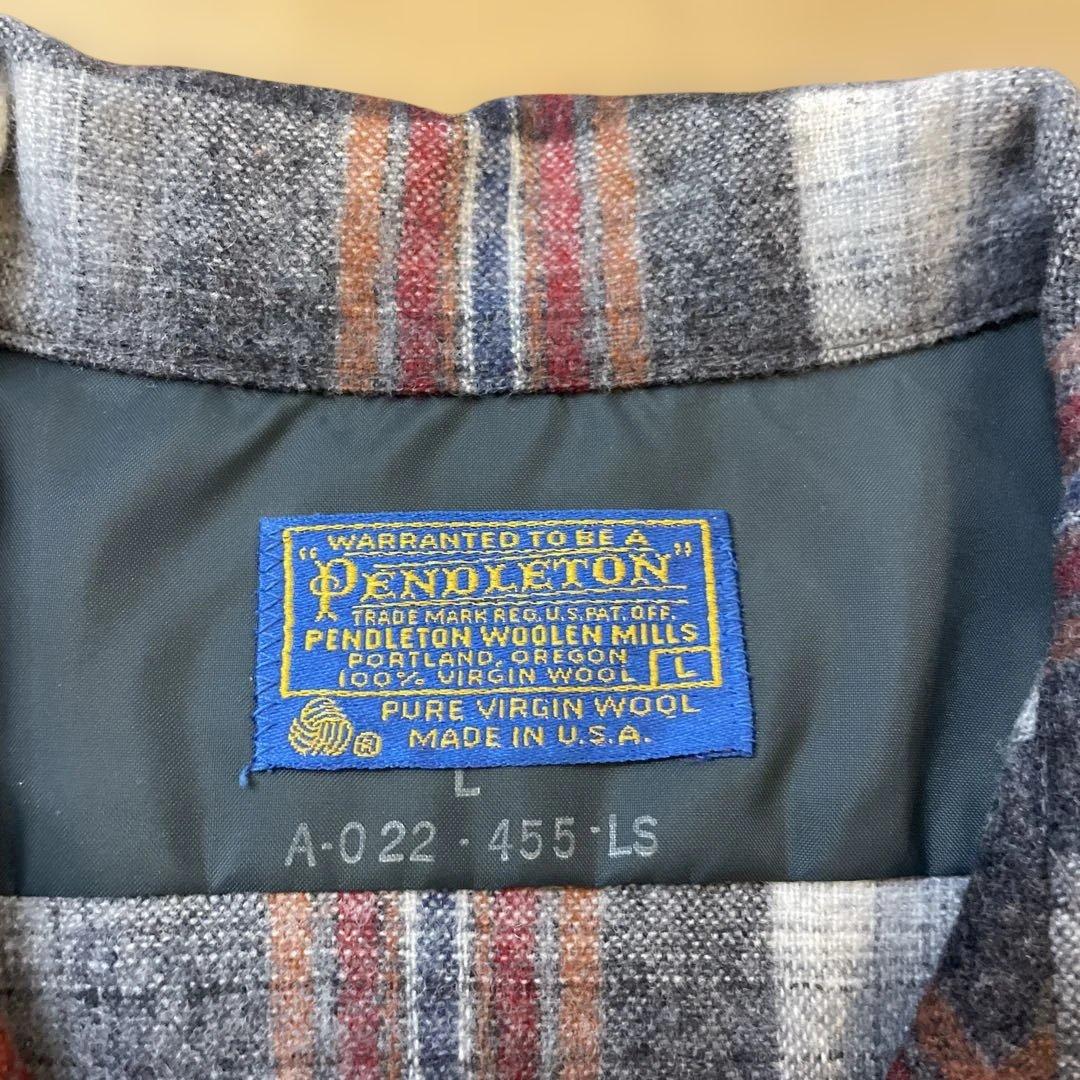 P*s様 デッド pendleton ウール ボードシャツ チェック USA製