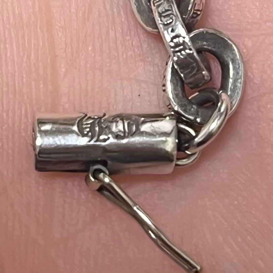 ChromeHearts クロムハーツ　ペーパーチェーン　ブレスレット　7インチ