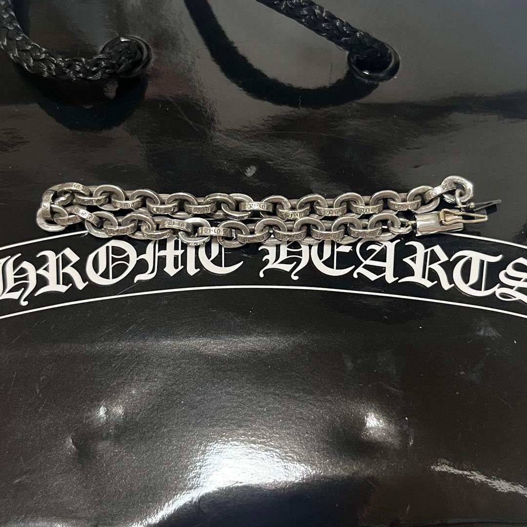 ChromeHearts クロムハーツ　ペーパーチェーン　ブレスレット　7インチ