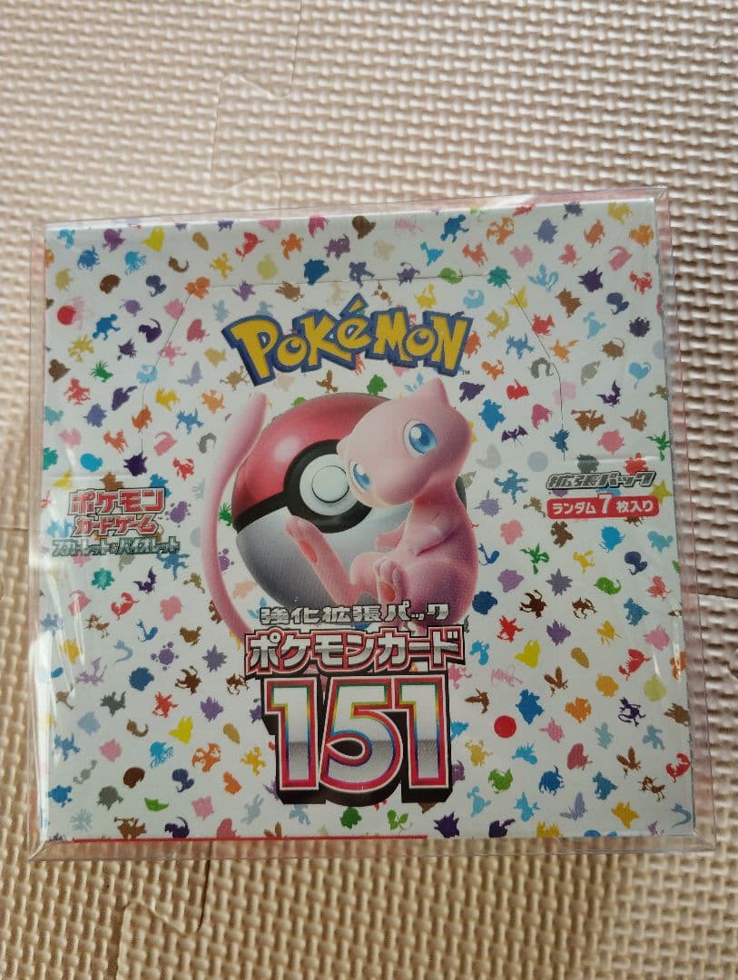 m*u様 ポケモンカード151 ボックス シュリンク付き ポケカ box 新品未