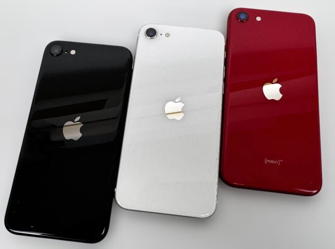 ★iPhoneSE2 64GB★3色3台★バッテリ交換済み★