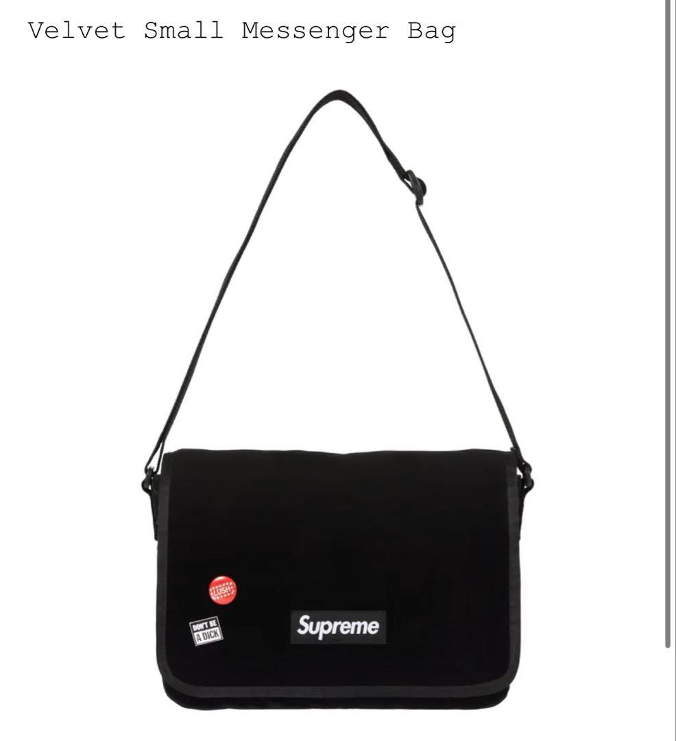 Supreme Velvet Small Messenger Bag 付属付き
