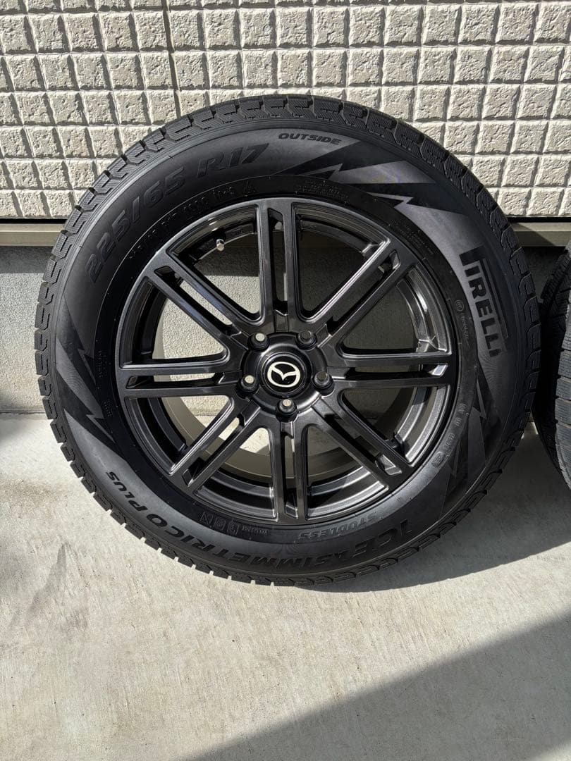 スタッドレスタイヤ、アルミホイール4本セット中古
