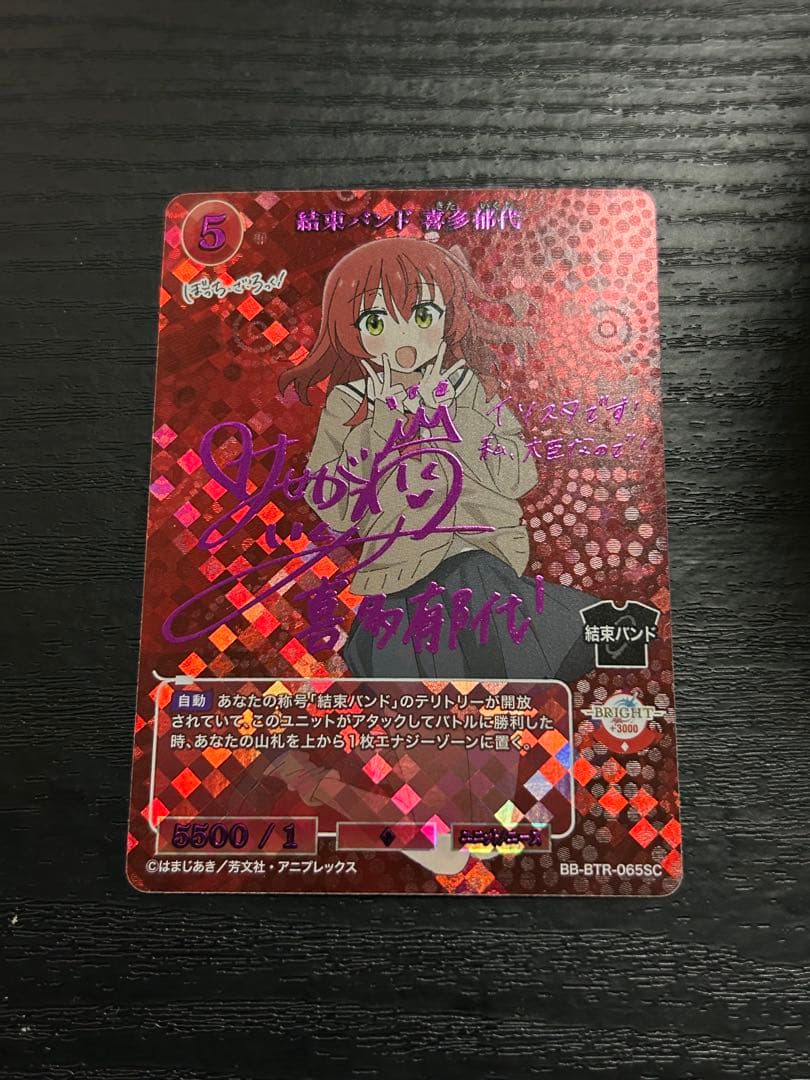 BUILD DIVIDE 喜多郁代　サインカード