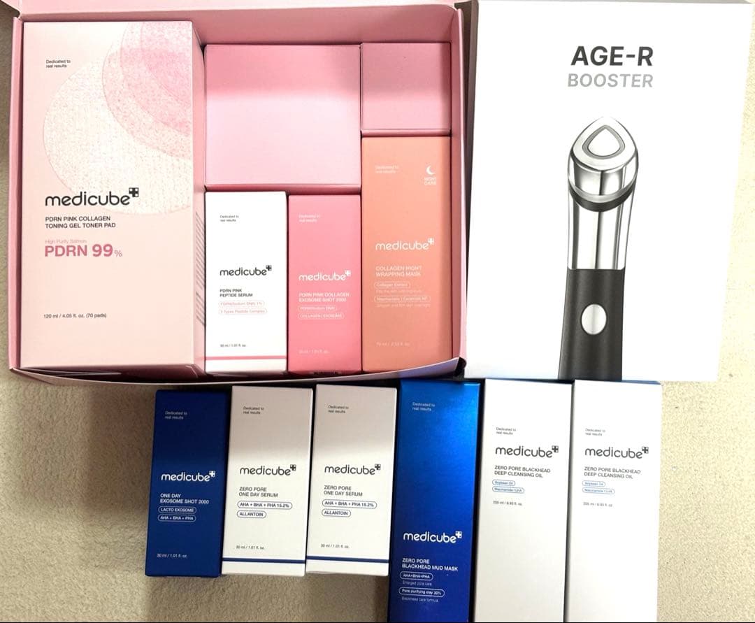 メディキューブ 美顔器 AGE-Rスキンブースターショット 11点セット