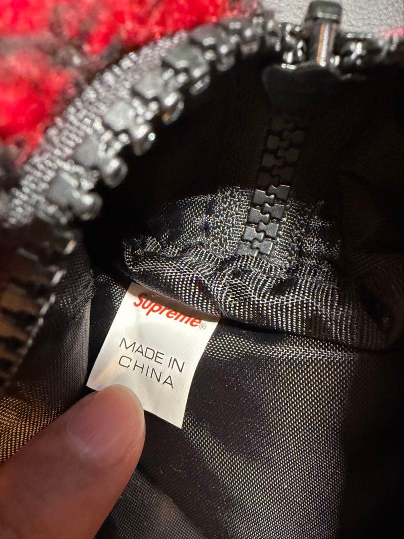 バッグ SUPREME 17AW Leopard Fleece Waist Bag