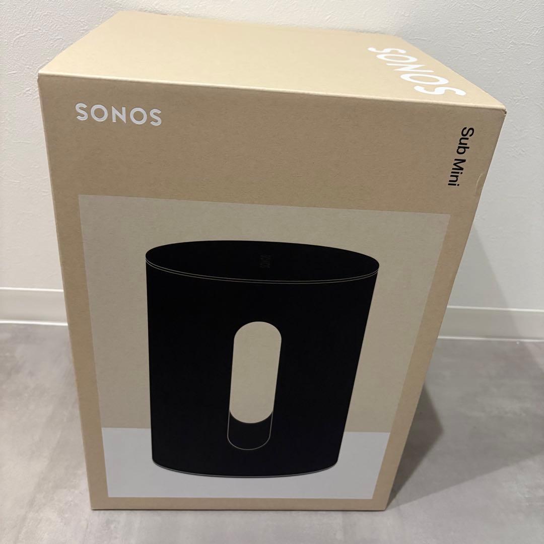 【新品】SONOS Sub Mini ワイヤレスサブウーファー ブラック