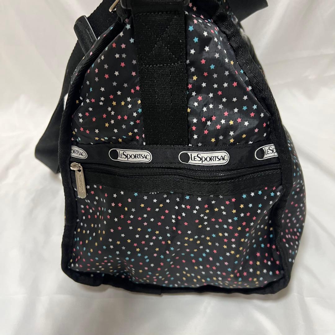 レスポートサック　ボストンバッグ　星柄　2way　ラージウィークエンダー　鍵付き