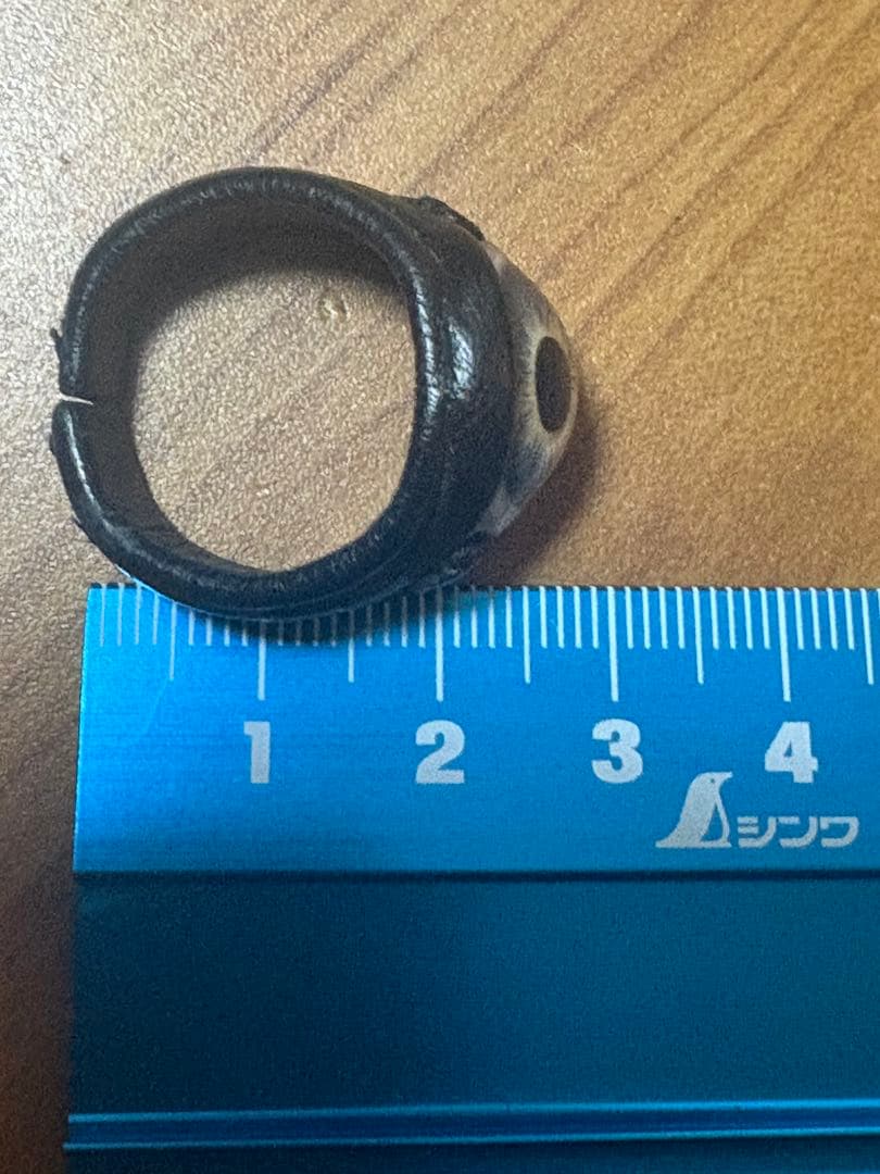 １日限定値下げ。NECROMANCE ネクロマンス　レザー義眼リング