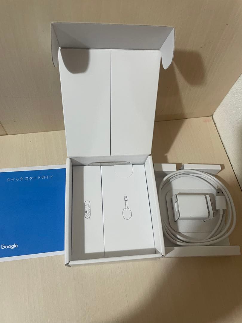 Chromecast with Google TV 4Kモデル　ホワイト