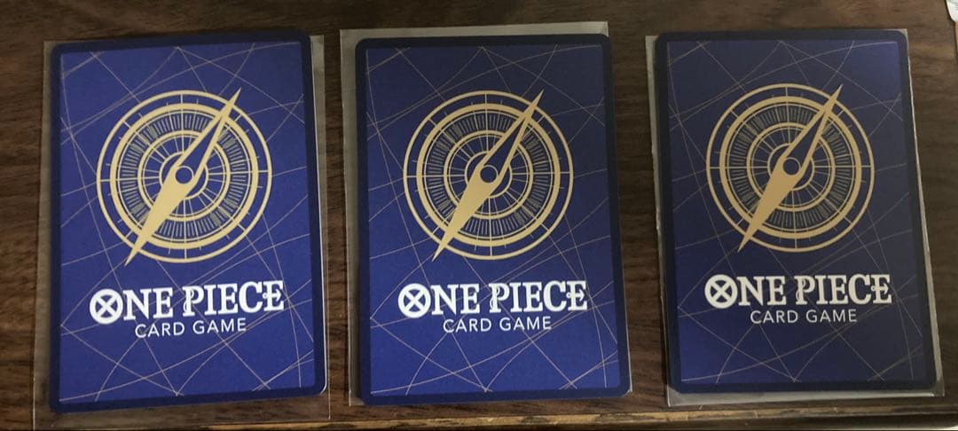 モンキー・D・ルフィ 2周年 未使用2nd ANNIVERSARY SET 3枚