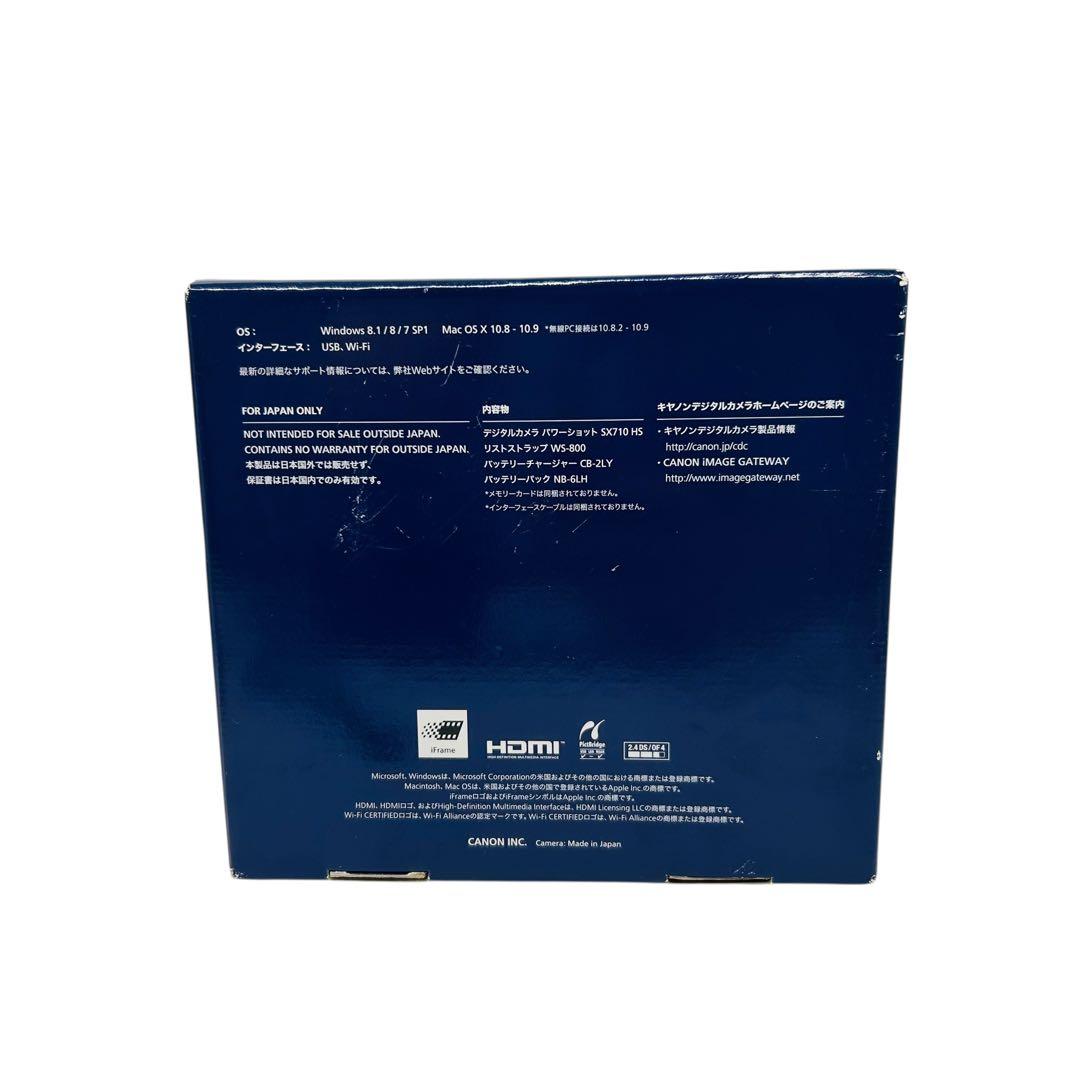 Canon PowerShot SX710 HS ブラック