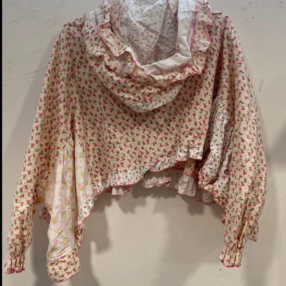 オオハシ商店　floral nel hoodie