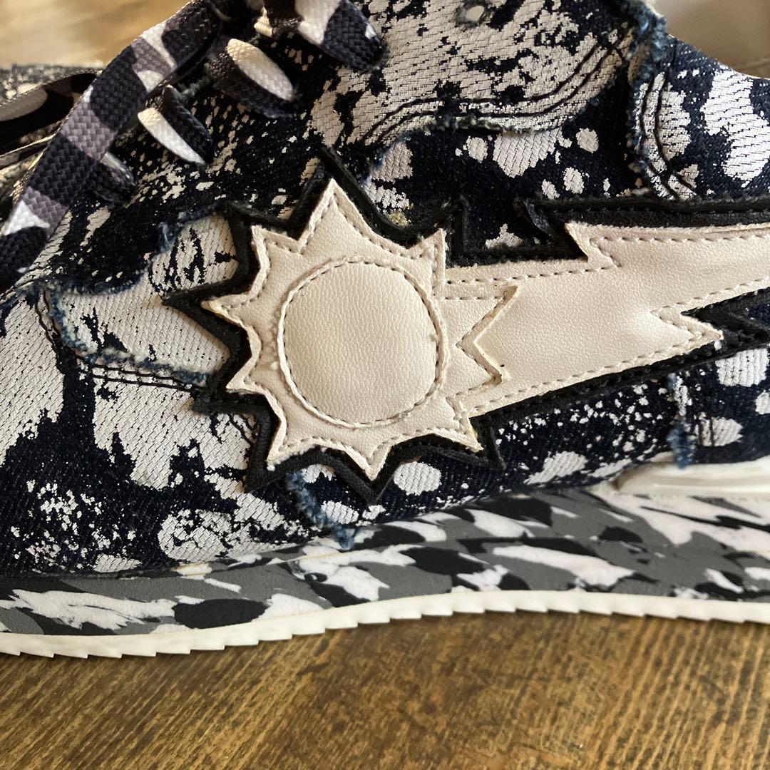 美品定価39,600円 イタリア製 URBAN SUN 迷彩スニーカー42