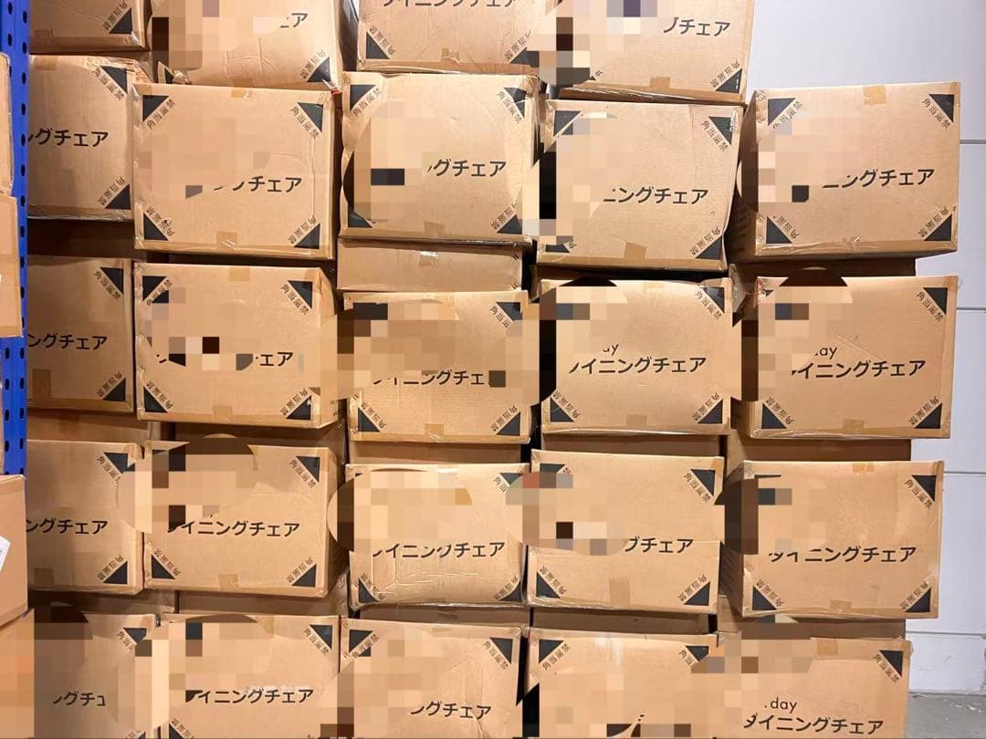 新品ダイニングチェア　反毛皮　疲れにくい おしゃれ 北欧風ブラウン4脚セット